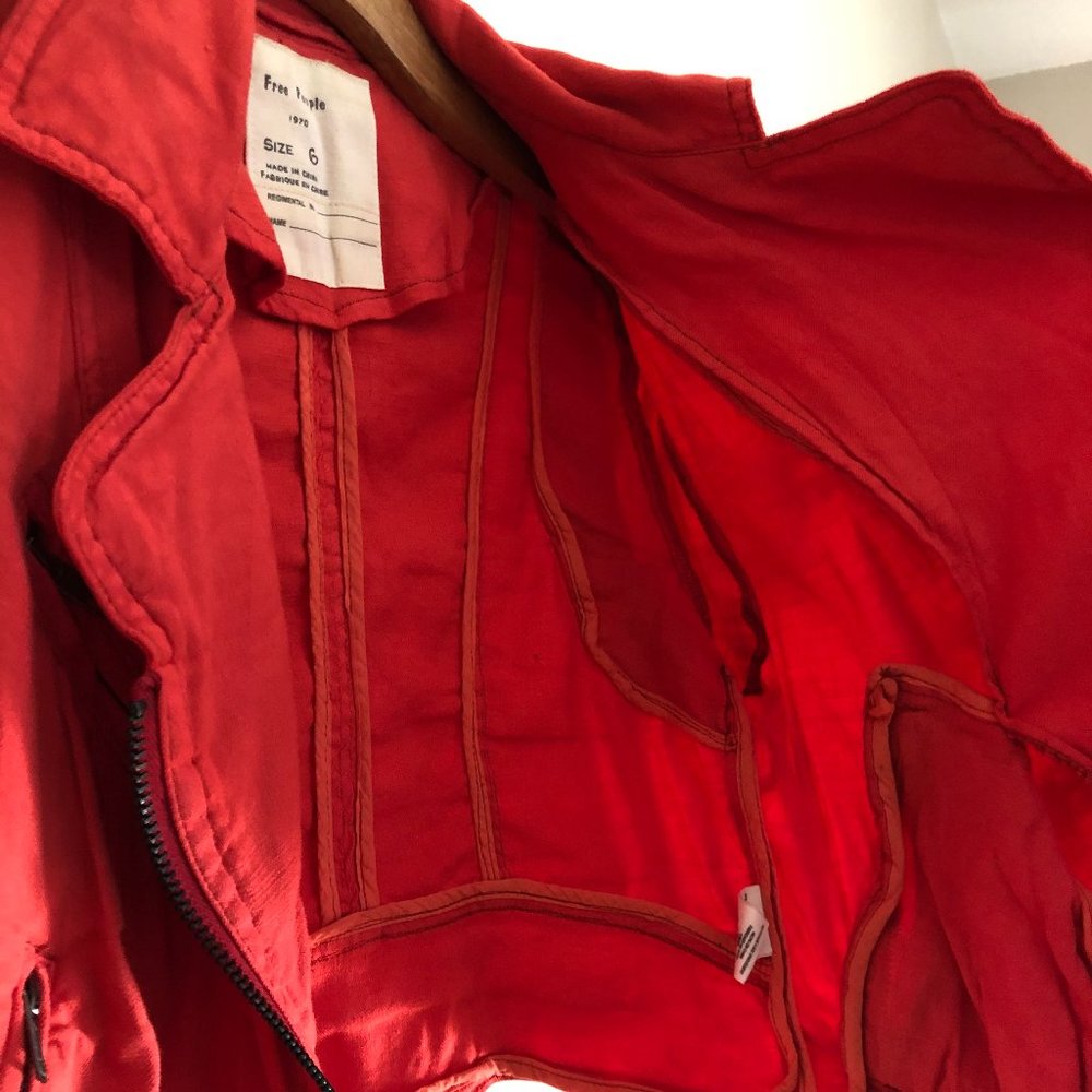 Free People Cropped Military Jacket - Picture 7 of 8